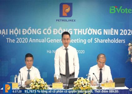 Bvote hỗ trợ Tập Đoàn Xăng Dầu Petrolimex Tổ Chức Thành Công Đại Hội Cổ Đông Trực Tuyến 2020